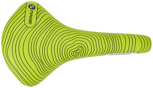 Smanie N.Spire Saddle - Chromoly, Microfiber Green, 156