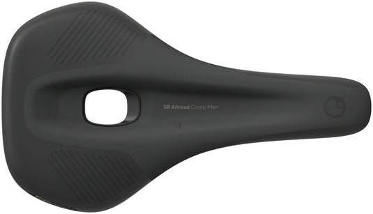 Ergon SR Allroad Comp Saddle - TiNox SL, Black, Men's, Small/Medium