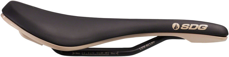 Load image into Gallery viewer, SDG Bel-Air V3 Overland Saddle - Lux-Alloy, Black/Tan
