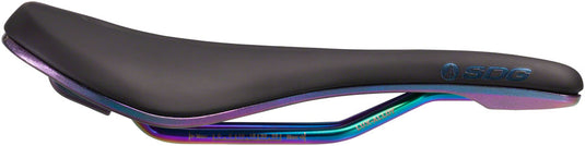 SDG Bel-Air V3 Overland Saddle - PVD Coated Lux-Alloy, Black/Oil-Slick, Limited Edition Fuel