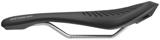 Spank OOZY 220 Mountain Bike Saddle - Black/Gray 144mm Width Chromoly Rail