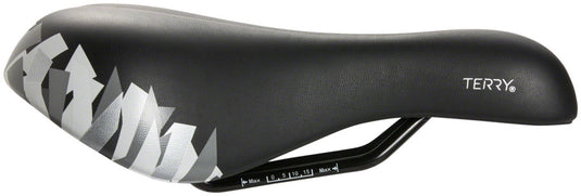 Terry Cite X Saddle - Black 175mm Width Synthetic Vinyl Cover Womens