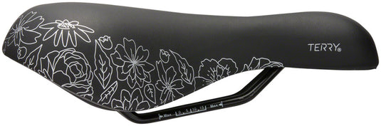 Terry Cite X Gel Saddle - Black 173mm Width Chromoly Rails Womens