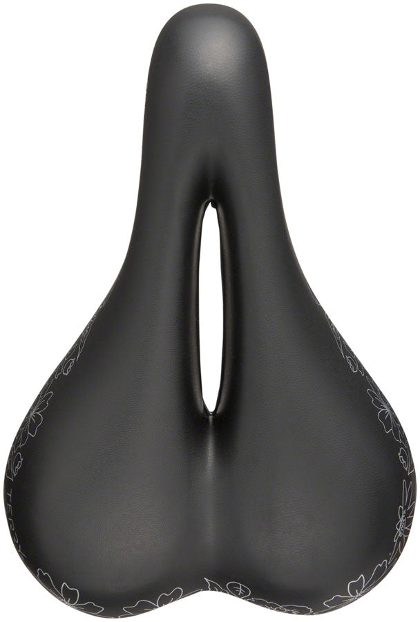 Load image into Gallery viewer, Terry Cite X Gel Saddle - Black 173mm Width Chromoly Rails Womens
