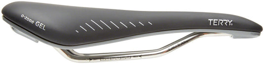 Terry Raven Ti Gel Saddle - Black 150mm Width Titanium Rails Womens