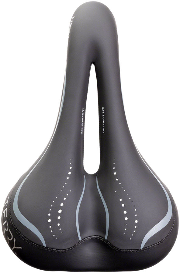 Load image into Gallery viewer, Terry Liberator X Gel Saddle - Steel, Black, Women&#39;s, Italia
