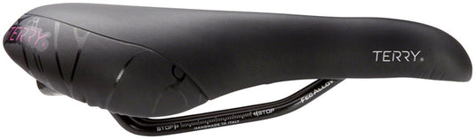 Terry Butterfly Chromoly Saddle - Black 155mm Width Chromoly Rails Womens