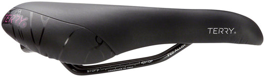 Terry Butterfly Chromoly Gel Saddle - Black 155mm Width Chromoly Rails