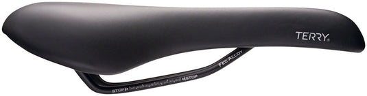 Terry Fly Chromoly Saddle - Black 140mm Width Chromoly Rails Mens