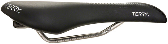 Terry Butterfly Century Saddle - Black 152mm Width Titanium Rails Womens