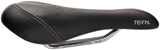 Terry Liberator X Gel Saddle - Black 163mm Width Steel Rails Womens