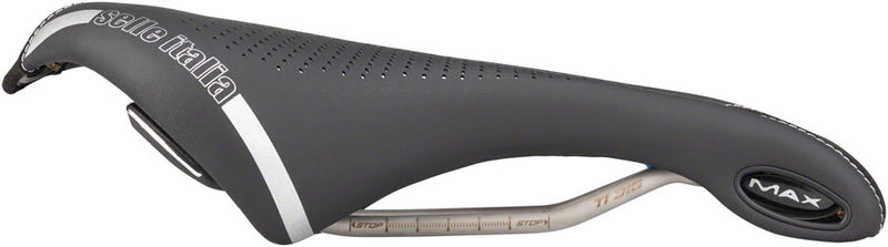 Load image into Gallery viewer, Selle Italia Max Flite Gel Superflow Saddle - Black Titanium 290mm Length, 146mm Width
