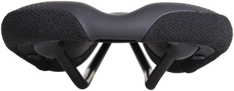 Load image into Gallery viewer, WTB Silverado Saddle - Black 280mm Width Titanium Rails Microfiber Cover
