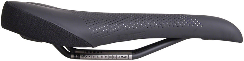 Load image into Gallery viewer, WTB Volt Saddle - Black 265 Width Titanium Rails Microfiber Cover
