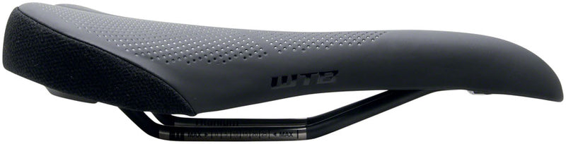 Load image into Gallery viewer, WTB Rocket Saddle - Black 265mm Width Titanium Rails Microfiber Cover
