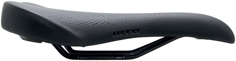 Load image into Gallery viewer, WTB Rocket Saddle - Black 2665mm Width Steel Rails Microfiber Cover
