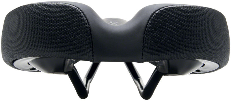 Load image into Gallery viewer, WTB Rocket Saddle - Black 265mm Width Steel Rails Microfiber Cover
