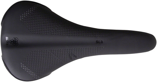 WTB SL8 Saddle - Black 265mm Width Titanium Rails Lightweight Padding