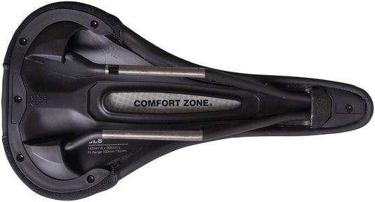 WTB SL8 Saddle - Black 265mm Width Titanium Rails Lightweight Padding