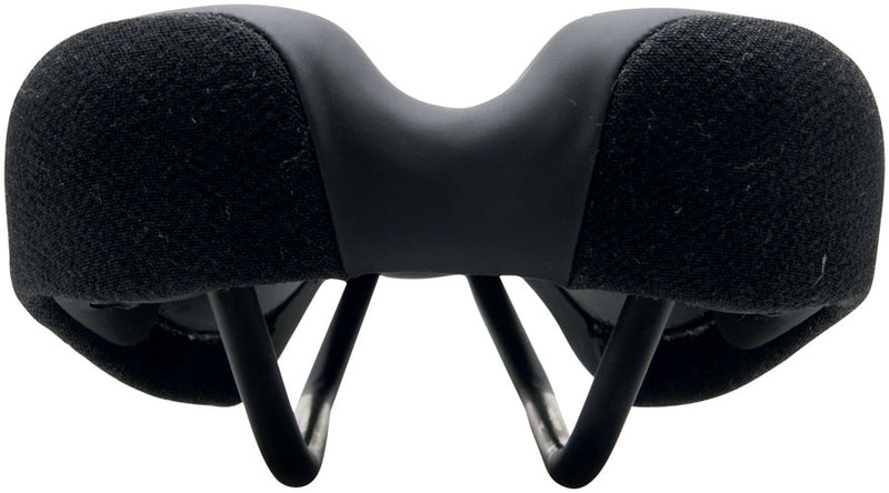 Load image into Gallery viewer, WTB Pure Saddle - Black 275mm Width Chromoly Rails Lightweight Padding
