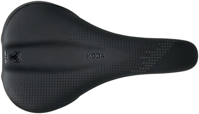 Load image into Gallery viewer, WTB Koda Saddle - Black 255mm Width Steel Rails Lightweight Padding
