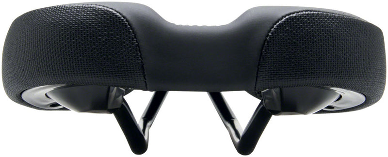 Load image into Gallery viewer, WTB Koda Saddle - Black 255mm Width Steel Rails Lightweight Padding
