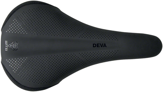 WTB Deva Saddle - Black 260mm Width Titanium Rails Lightweight Padding