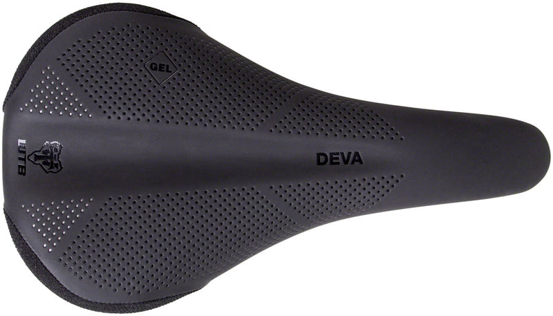 Load image into Gallery viewer, WTB Deva Saddle - Black 145mm Width Chromoly Rails Lightweight Padding
