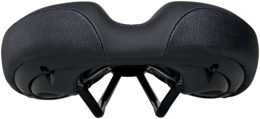 WTB Comfort Saddle - Black 270mm Width Steel Rails Lightweight Padding