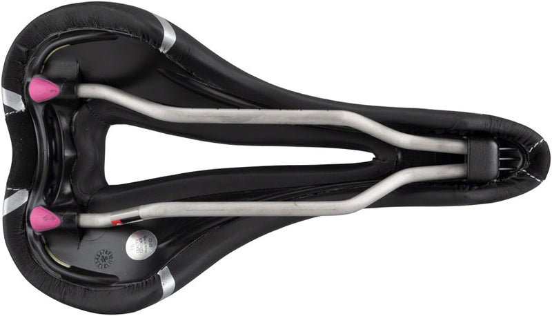 Load image into Gallery viewer, Selle Italia Diva Gel Superflow Saddle Black | 152mm Width Tubular Vanox Rail
