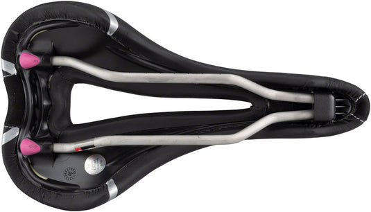 Selle Italia Diva Gel Superflow Saddle Black | 152mm Width Tubular Vanox Rail