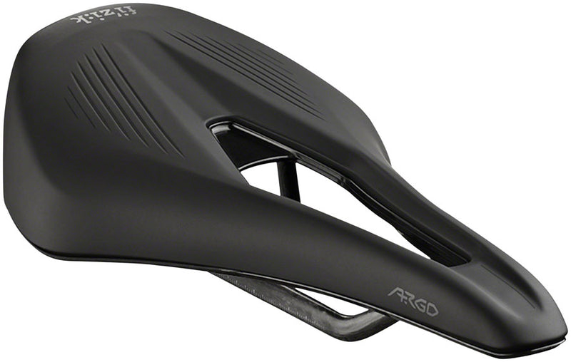 Load image into Gallery viewer, Fizik Vento Argo R1 Saddle - Black 140mm Width Carbon Rails Nylon Coating
