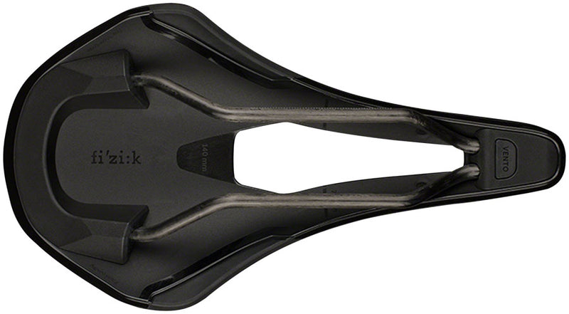 Load image into Gallery viewer, Fizik Vento Argo R1 Saddle - Black 140mm Width Carbon Rails Nylon Coating
