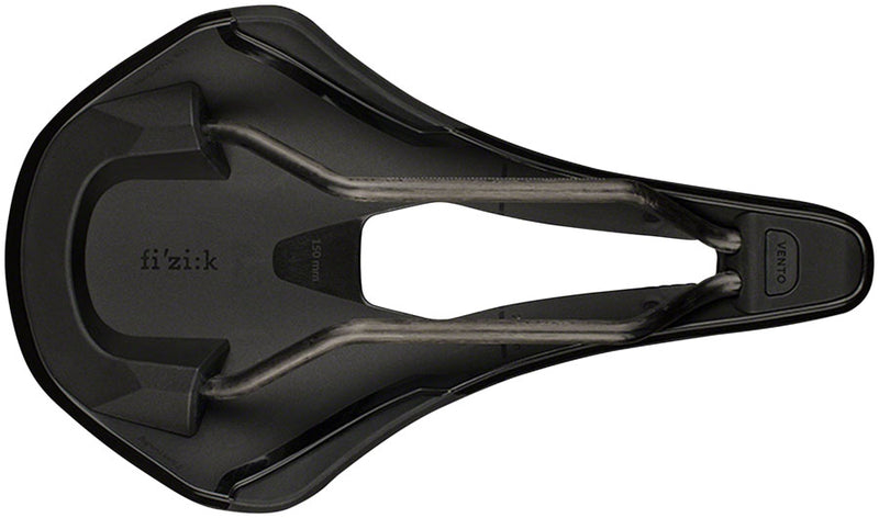 Load image into Gallery viewer, Fizik Vento Argo R1 Saddle - Black 150mm Width Carbon Rails Nylon Coating
