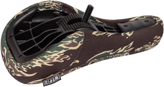 We The People Team BMX Seat - Pivotal, Tiger Camouflage, Fat