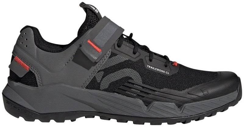 Load image into Gallery viewer, Five Ten Trailcross Mountain Clipless Shoes - Women&#39;s, Core Black/Gray Three/Red, 10
