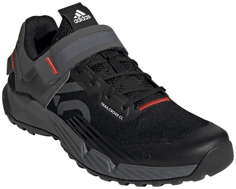 Load image into Gallery viewer, Five-Ten-Trailcross-Clipless-Shoes-Women&#39;s-Core-Black-Gray-Three-Red-Core-Black-Gray-Three-Red-8-Mountain-Biking-Shoes
