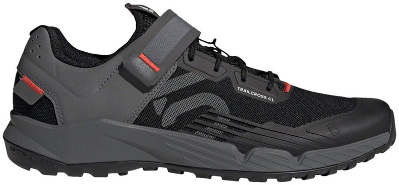 Load image into Gallery viewer, Five Ten Trailcross Mountain Clipless Shoes - Men&#39;s, Core Black/Gray Three/Red, 11
