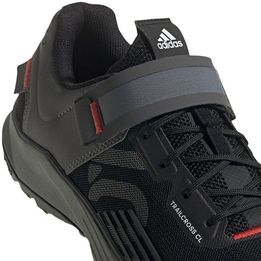 Five Ten Trailcross Mountain Clipless Shoes - Men's, Core Black/Gray Three/Red, 12