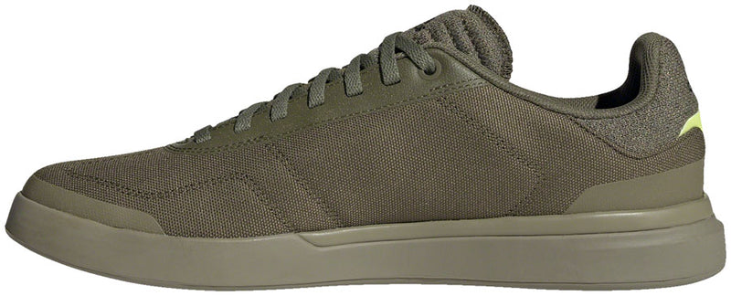 Load image into Gallery viewer, Five Ten Sleuth DLX Canvas Flat Shoes - Men&#39;s, Focus Olive/Core Black/Pulse Lime, 10
