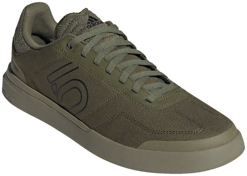 Five-Ten-Sleuth-DLX-Canvas-Flat-Shoes-Men's-Focus-Olive-Core-Black-Pulse-Lime-Focus-Olive-Core-Black-Pulse-Lime-10.5-Flat-Pedal-Shoes