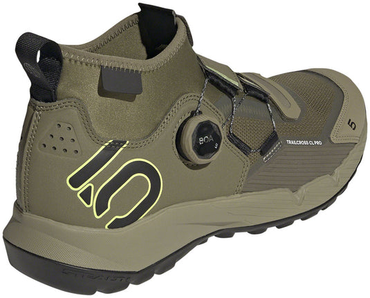 Five Ten Trailcross Pro Mountain Clipless Shoes - Men's, Green/Black/Green, 9.5