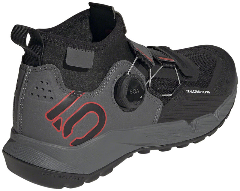 Load image into Gallery viewer, Five Ten Trailcross Pro Mountain Clipless Shoes - Women&#39;s, Gray/Black/Red, 8.5
