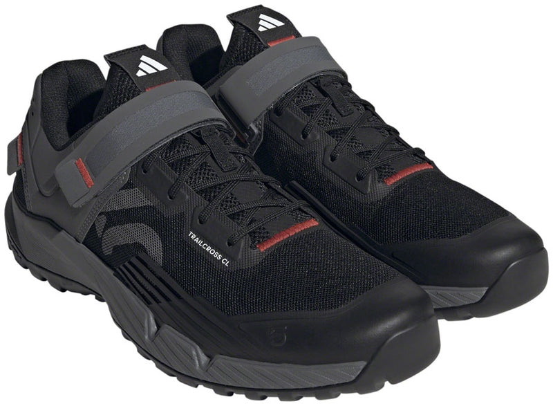 Load image into Gallery viewer, Five-Ten-Trailcross-Clipless-Shoes-Men&#39;s-Core-Black-Gray-Three-Red-Core-Black-Gray-Three-Red-7-Mountain-Biking-Shoes
