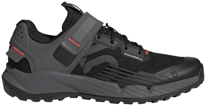 Load image into Gallery viewer, Five Ten Trailcross Mountain Clipless Shoes - Women&#39;s, Core Black/Gray Three/Red, 7
