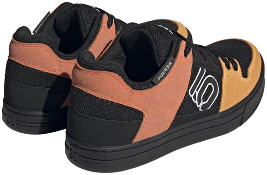 Five Ten Freerider Flat Shoes - Men's, Core Black/Ftwr White/Impact Orange, 9