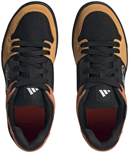 Five Ten Freerider Flat Shoes - Men's, Core Black/Ftwr White/Impact Orange, 11.5