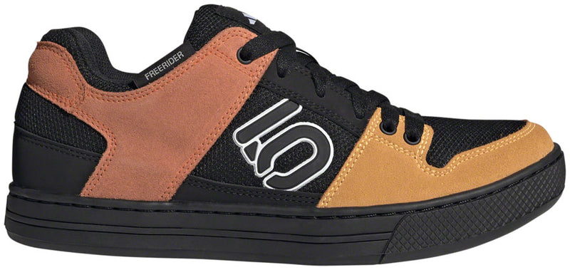 Load image into Gallery viewer, Five Ten Freerider Flat Shoes - Men&#39;s, Core Black/Ftwr White/Impact Orange, 9.5
