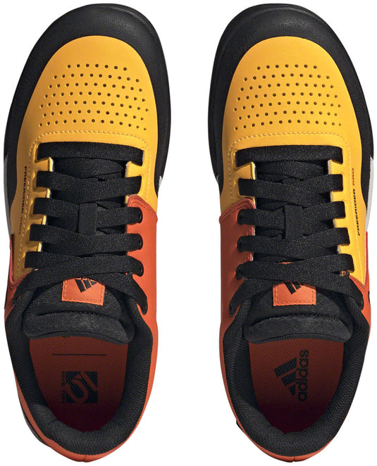 Five Ten Freerider Pro Flat Shoes - Men's, Solar Gold/Ftwr White/Impact Orange, 11.5