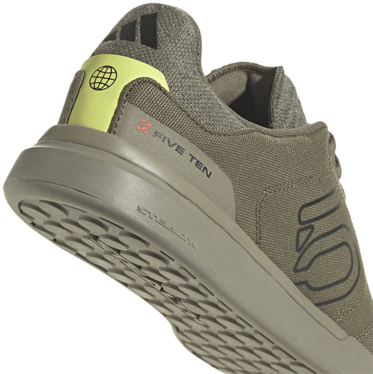 Five Ten Sleuth Deluxe Canvas Flat Shoes - Men's, Focus Olive/Core Black/Orbit Green, 6.5